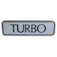 BENTLEY TURBO - BOOT LID BADGE - BLACK LETTERS - UB41747